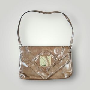 Hayden Harnett Brown Leather Shoulder Bag